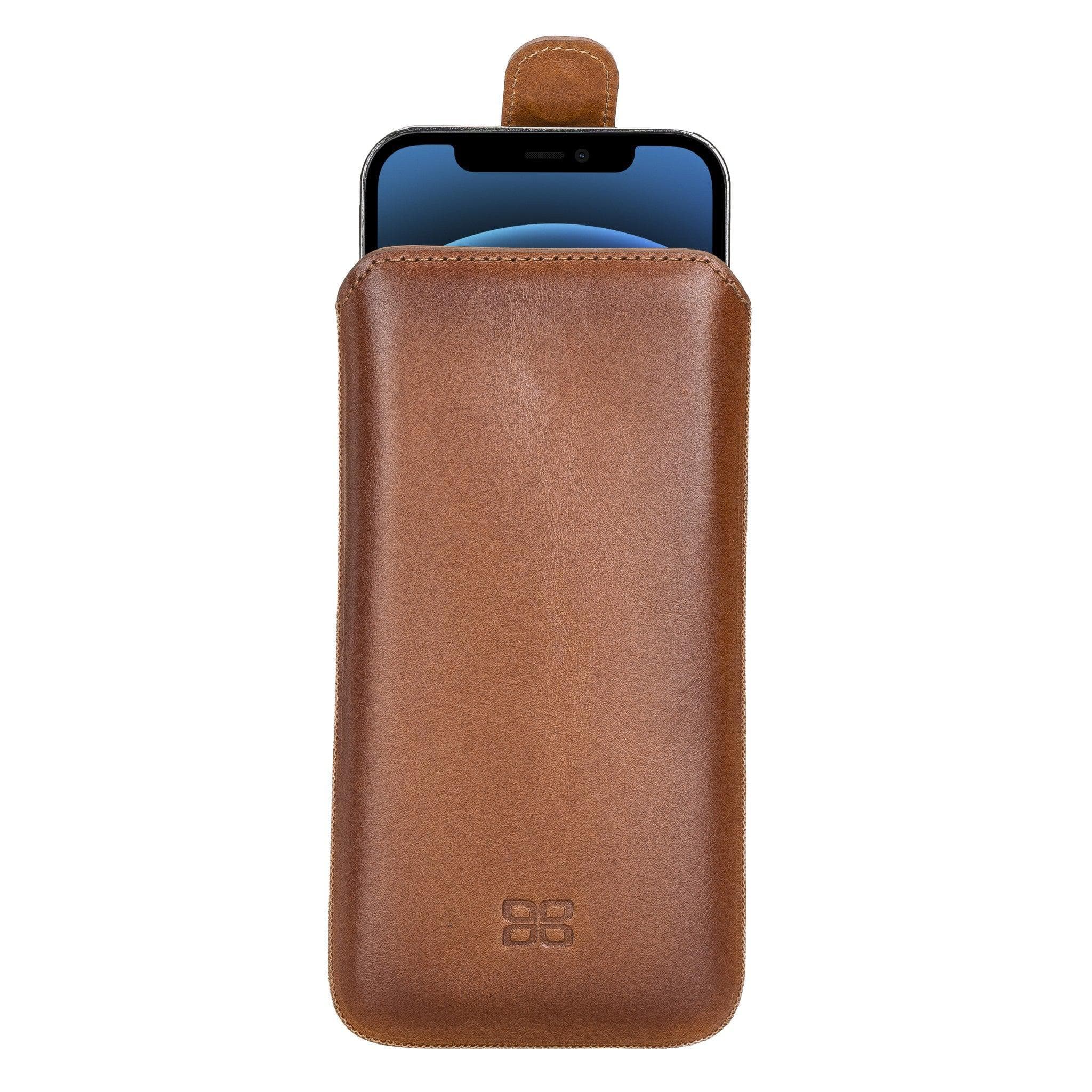 Multi Leather Case with Compatible All Mobile Phones Tan Bouletta LTD