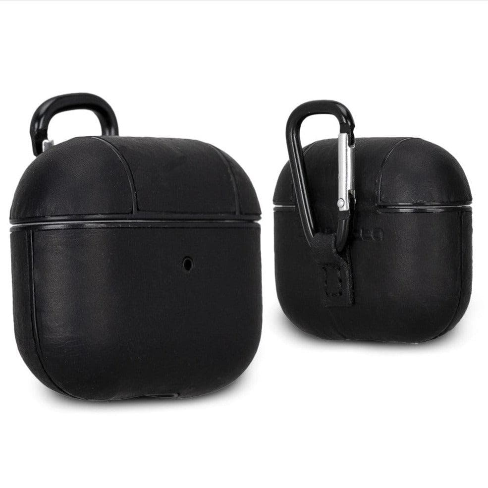 Juni Genuine Leather Cases for Apple AirPods 3rd Generation Black Bouletta LTD