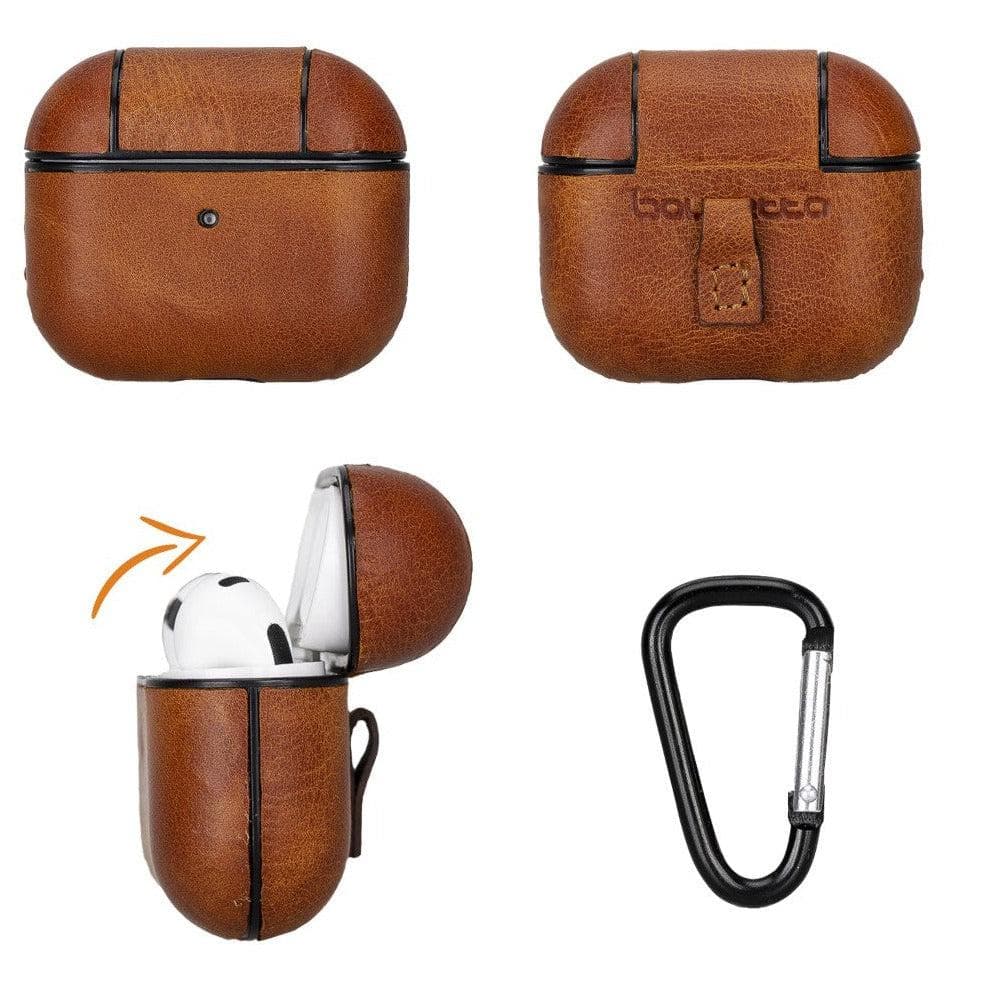 Juni Genuine Leather Cases for Apple AirPods 3rd Generation Bouletta LTD