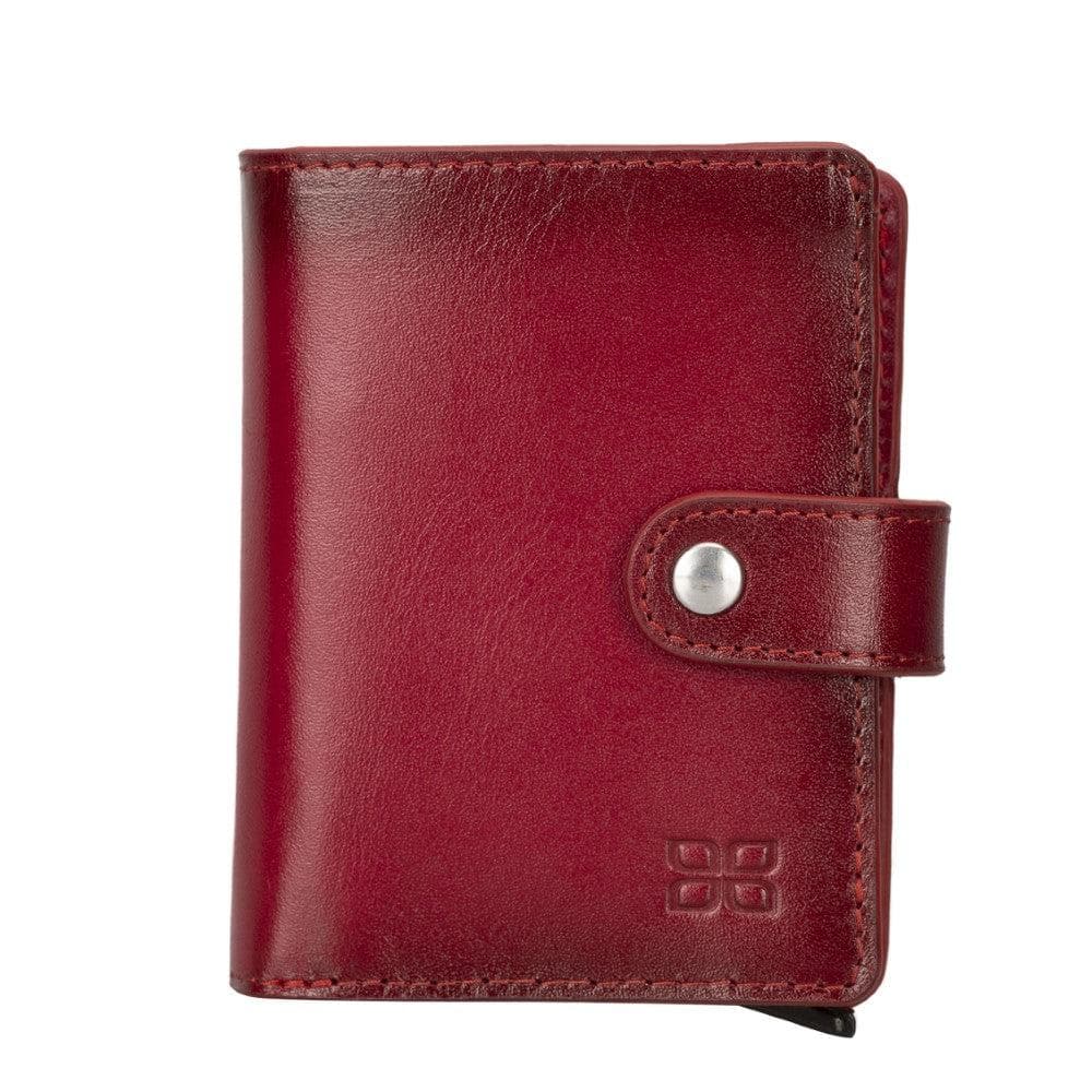 Palermo Zip Mechanical Leather Card Holder v4ef / Leather Bouletta LTD