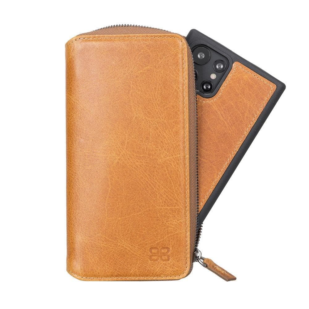 Galen Leather iPhone 13 (6.1) Leather Wallet Case