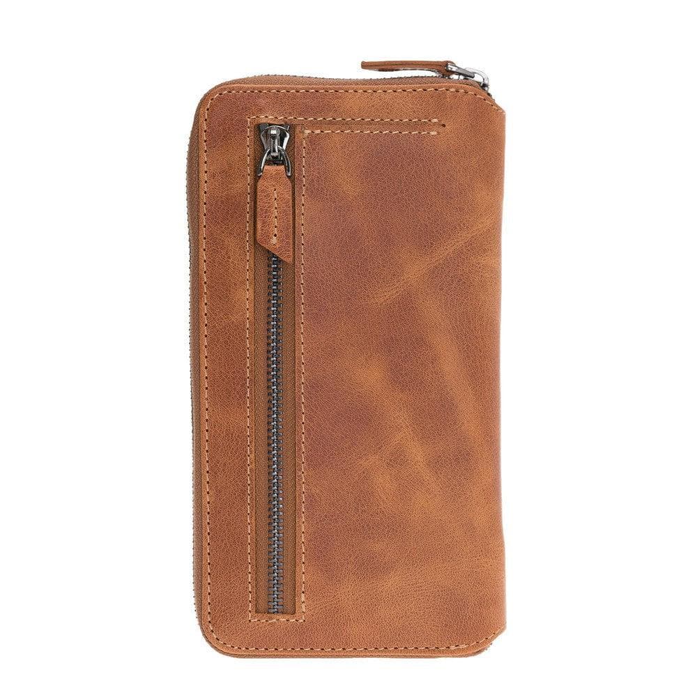 Pouch Zippered Detachable Leather Wallet Case for Apple iPhone X Series Bouletta LTD