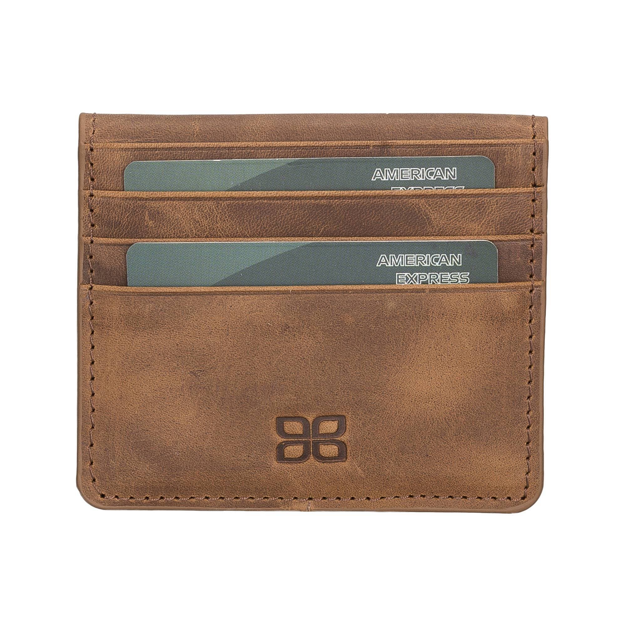 Robin Leather Wallet Antic Brown Bouletta Shop