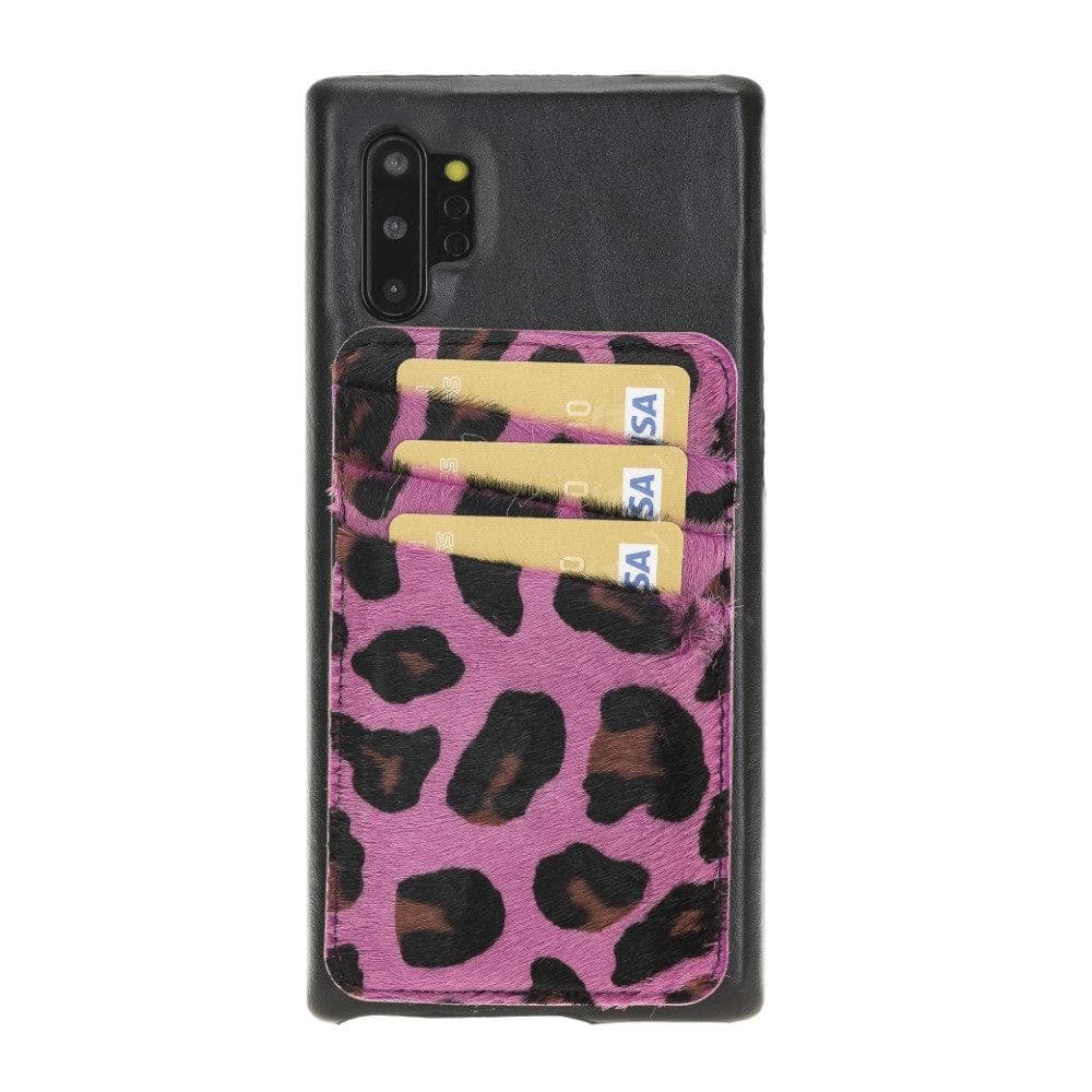 Samsung Galaxy Note 10 Series Ultimate Jacket Cases with Detachable Card Holder Leopard-Pink Bouletta LTD