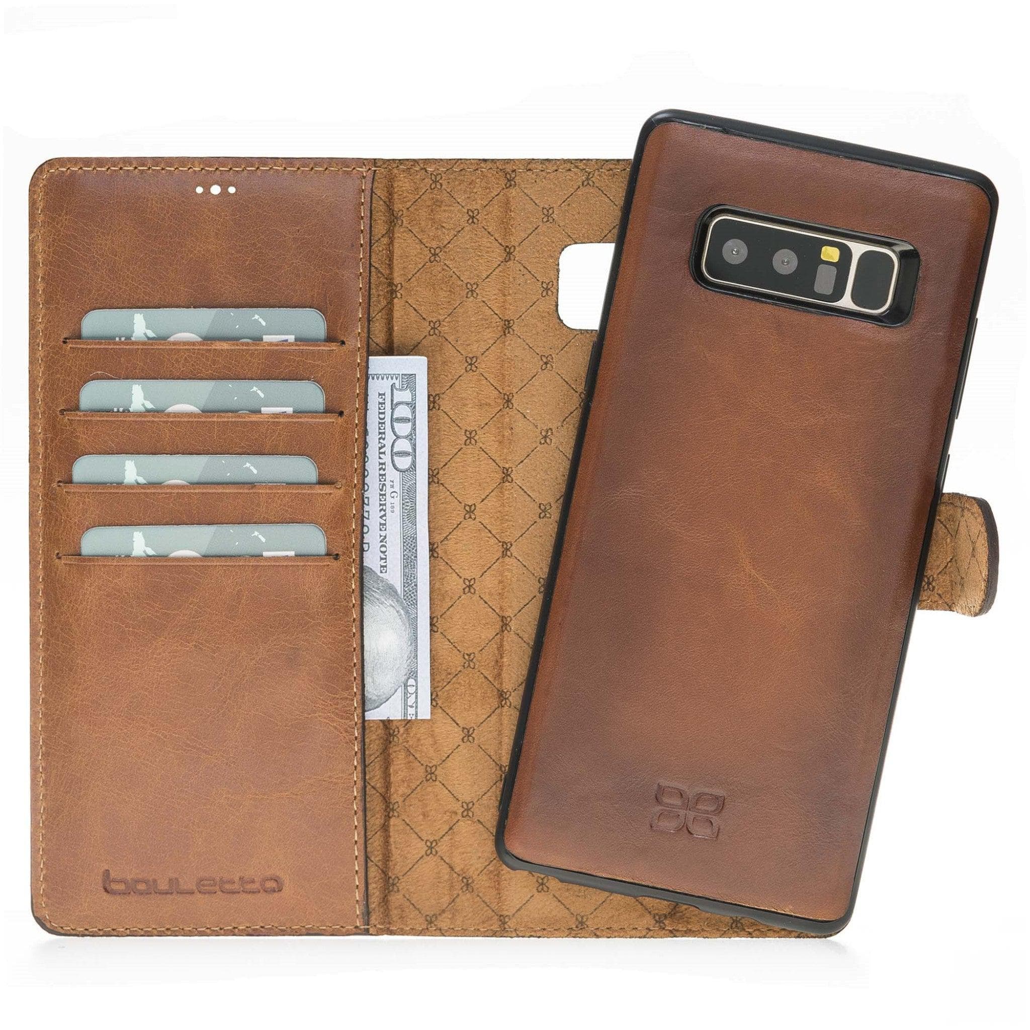 Samsung Galaxy Note 8 Leather Wallet Case Samsung Note 8 / Tan Bouletta LTD