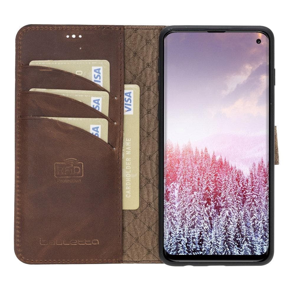 Samsung Galaxy S10 Series Magnetic Detachble Leather Wallet Case Cover Samsung S10 / G2 Bouletta LTD