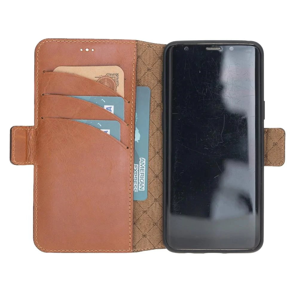 Samsung Galaxy S9 Series Leather Wallet Folio Case Samsung S9 / RST2 Bouletta