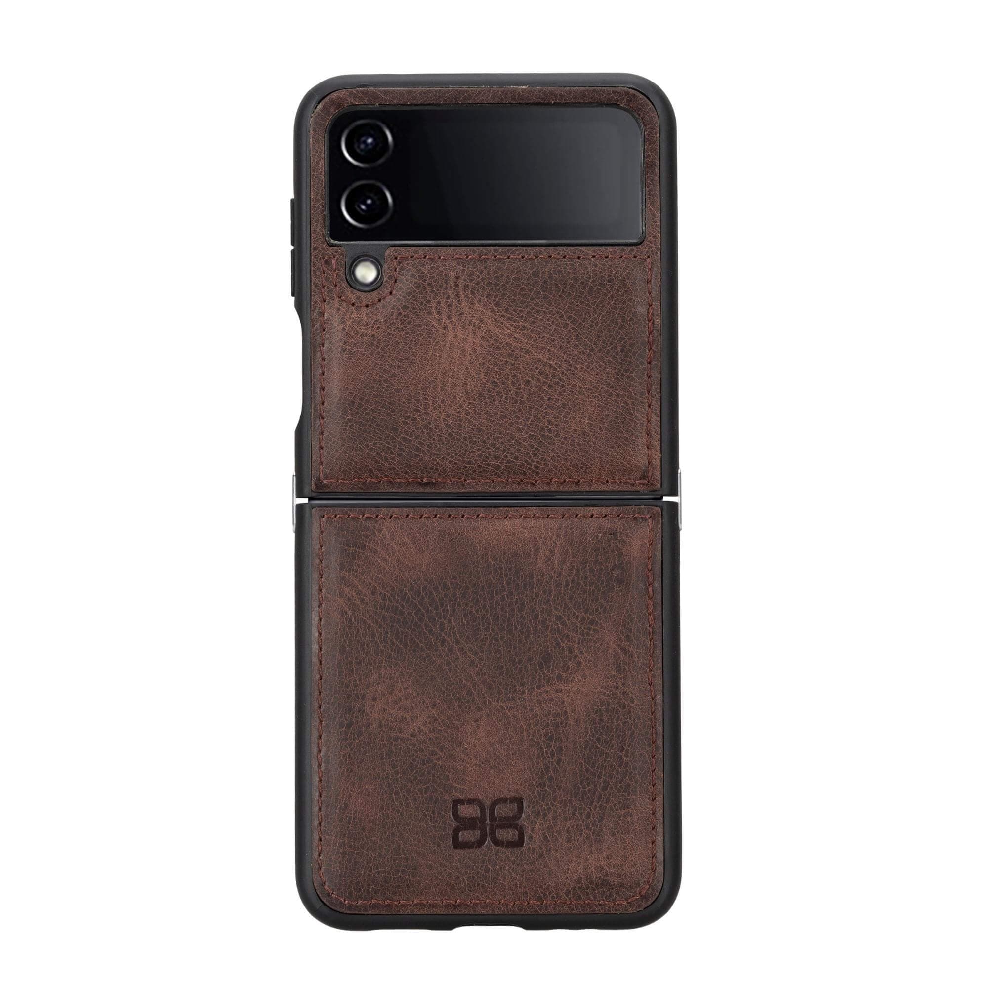 Bouletta Ltd Samsung Galaxy Z Flip 5 Leather Back Cover Case - FXC, Brown / Samsung Galaxy Z Flip 5